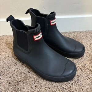 Hunter Women's Original Chelsea Boots Women’s Size 7 Black